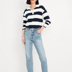 Old Navy Blue Straight Leg Jeans